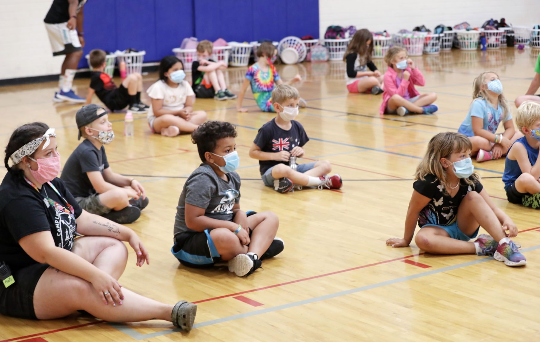 Child care jump photo